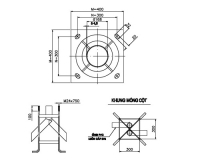 Khung móng M24 300*300*675
